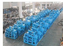 Finished pumps, warehouse