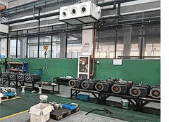 Rotors staged for assembly