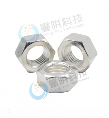 Silver-Plated Metric Nuts