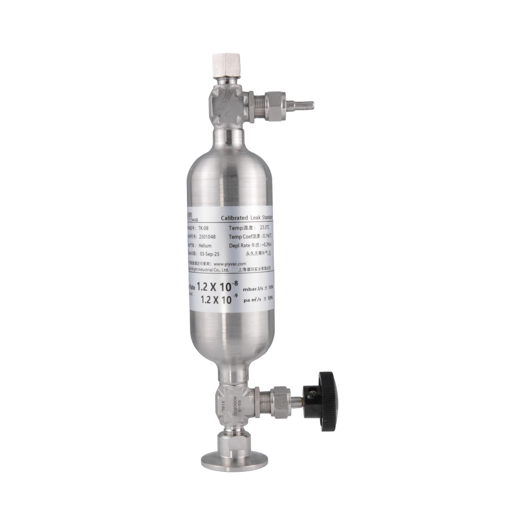 Calibrated Helium Leak (E-08 mbar·l/s)
